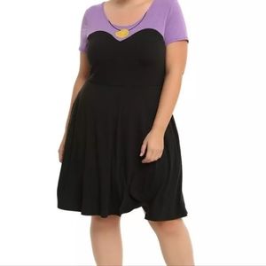 Ursula cosplay Disney Bound fun run Little Mermaid dress Hot Topic 2x plus